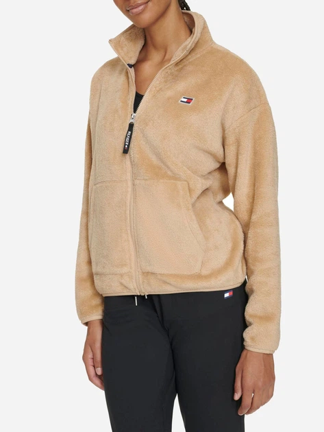 Толстовка на молнии утепленная без капюшона женская Tommy Hilfiger 128247266 L Бежевая (1159863933) - Фото 6 Толстовка на молнии утепленная без капюшона женская Tommy Hilfiger 128247266 L Бежевая (1159863933) - изображение 6