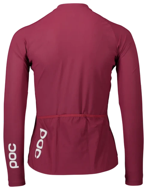 Джерсі жіноче з довгим рукавом POC Essential Road W's LS Jersey, Propylene Red (S) - изображение 2