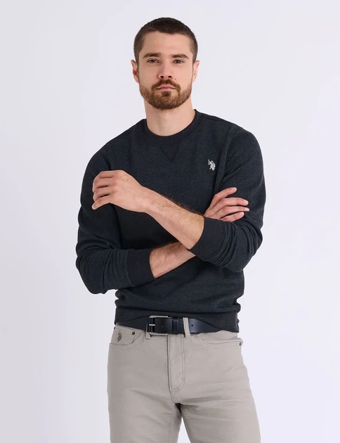 Чоловічий світшот U.S. Polo Assn. чорний XL - зображення 3