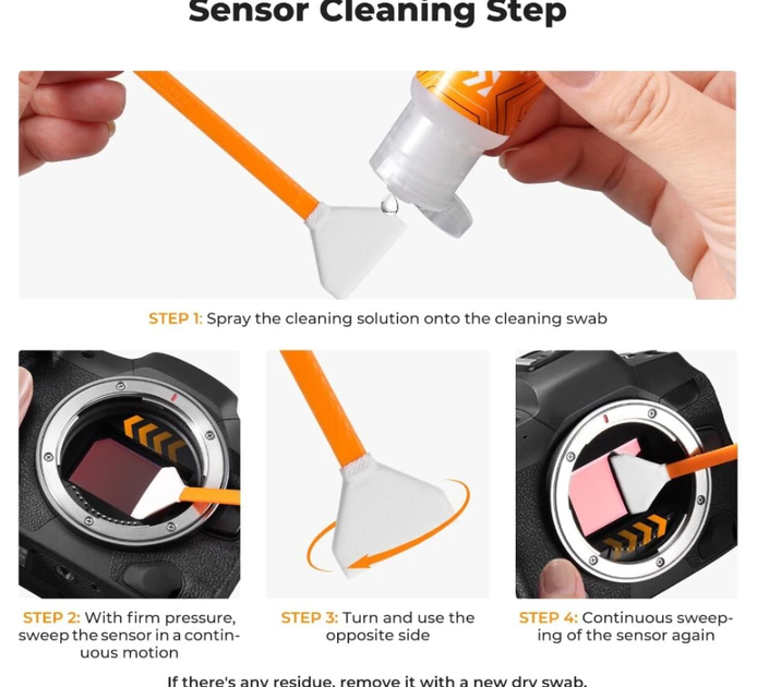 Набор для чистки K&F Concept 25-in-1 Professional APS-C Cleaning Kit (KF08.078). - изображение 2