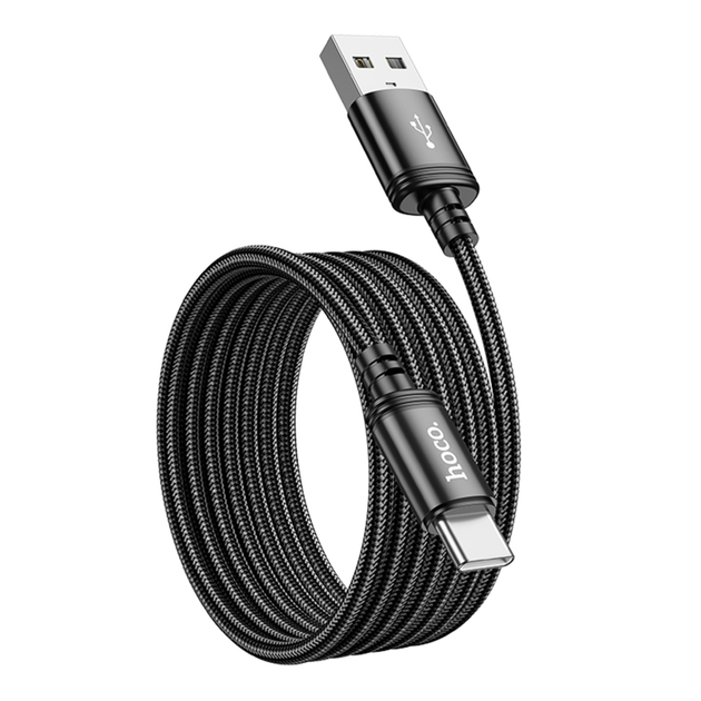 Кабель USB Hoco X89 Type-C 3A 2m чорний - изображение 2