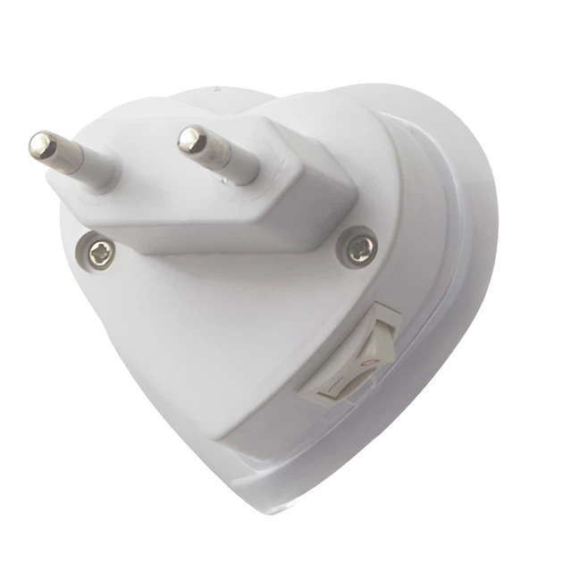 Ночник Lemanso NL132 Сердце желтый 3 LED - изображение 4