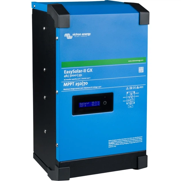 Гибридный солнечный инвертор Victron Energy EasySolar-II GX 48/3000/35-32 MPPT 250/70 (PMP482307010) [178595] - изображение 2
