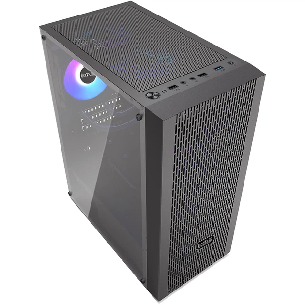 Корпус PCCOOLER Diamond MA100 Mesh Black (C3-A510BKP3-GL) [178953] - зображення 5