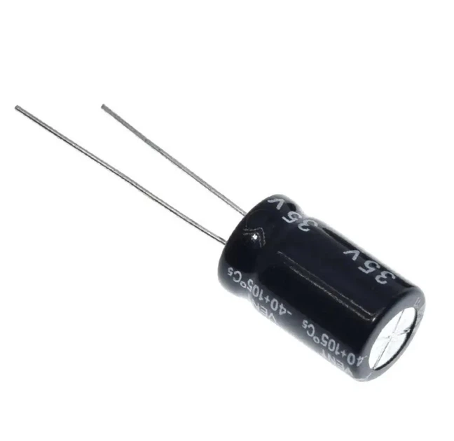 Электролитический конденсатор HRK 35V 470uF 105°C 10x17mm - Фото 2 Электролитический конденсатор HRK 35V 470uF 105°C 10x17mm - изображение 2