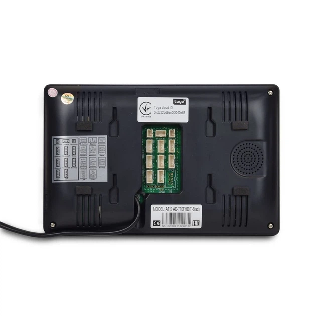 Видеодомофон ATIS AD-770FHD/T-Black Wi-Fi 7" с поддержкой Tuya Smart - Фото 2 Видеодомофон ATIS AD-770FHD/T-Black Wi-Fi 7" с поддержкой Tuya Smart - изображение 2
