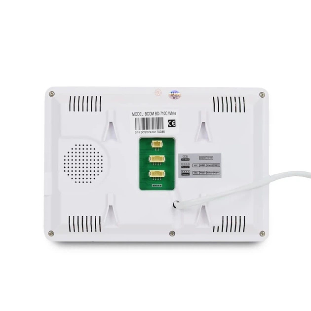 Комплект видеодомофона BCOM BD-710S Kit: видеодомофон 7" white и видеопанель silver - Фото 5 Комплект видеодомофона BCOM BD-710S Kit: видеодомофон 7" white и видеопанель silver - изображение 5