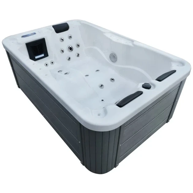 Гідромасажний СПА-басейн Aquajoy Alicante 205×130×70 см на 3 особи, 31 форсунка, Balboa, LED - зображення 4