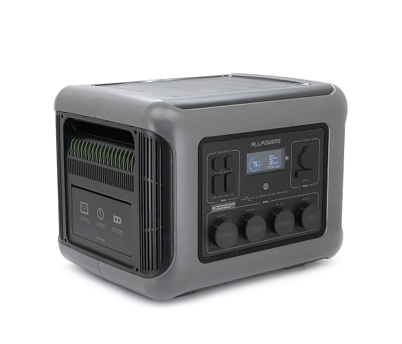 Зарядна станція ALLPOWERS R2500 2500W, ємність 2016Wh LiFePO4, Wi-Fi, Bluetooth, MPPT 1000W - зображення 4
