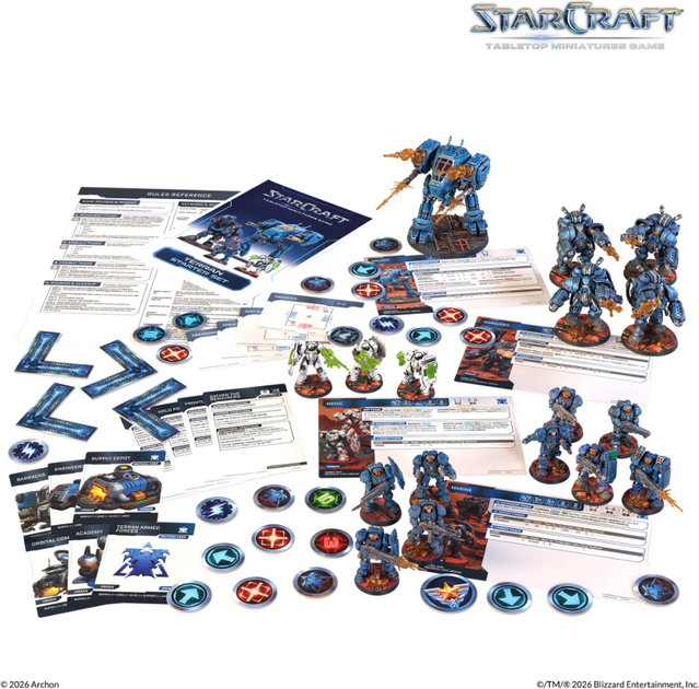 Настільна гра Archon Studio StarCraft: Terran - Starter Set (англійське видання) (5901397106021) - Фото 2 Настільна гра Archon Studio StarCraft: Terran - Starter Set (англійське видання) (5901397106021) - зображення 2