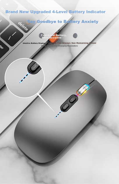 Мышь Stiger Wireless/Bluetooth Space Silver - изображение 3