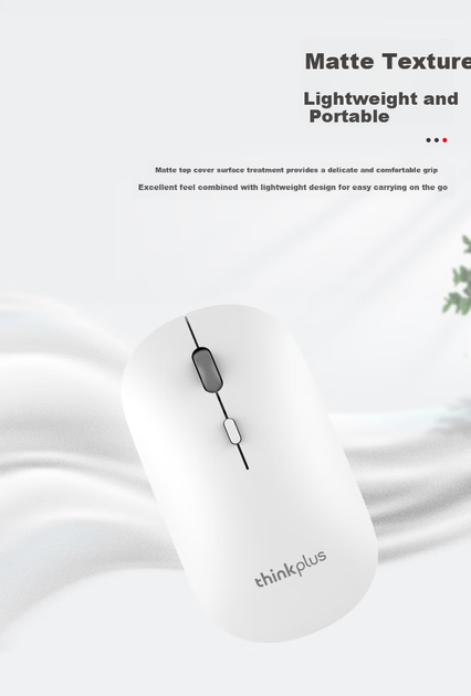 Миша Lenovo ThinkPlus M20 Wireless Black - зображення 5