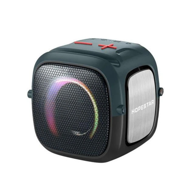 Портативная Bluetooth колонка HOPESTAR Party ONE Mini 5W TWS RGB IPX5 с Bluetooth 5.0, USB Type-C, синяя - изображение 6