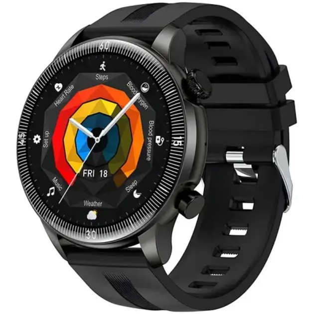 Смарт-годинник Bluetooth з дзвінками, IPS 1.46", IP67, моніторинг здоров'я HOCO Y31, чорний - зображення 4