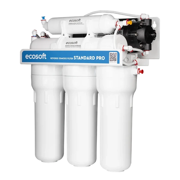 Фільтр зворотного осмосу Ecosoft Standard PRO з мінералізацією та помпою (MO550MPECOSTD) - изображение 4