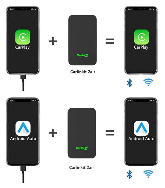 Адаптер CarlinKit 5.0 2air для беспроводного Apple CarPlay / Android Auto - изображение 4