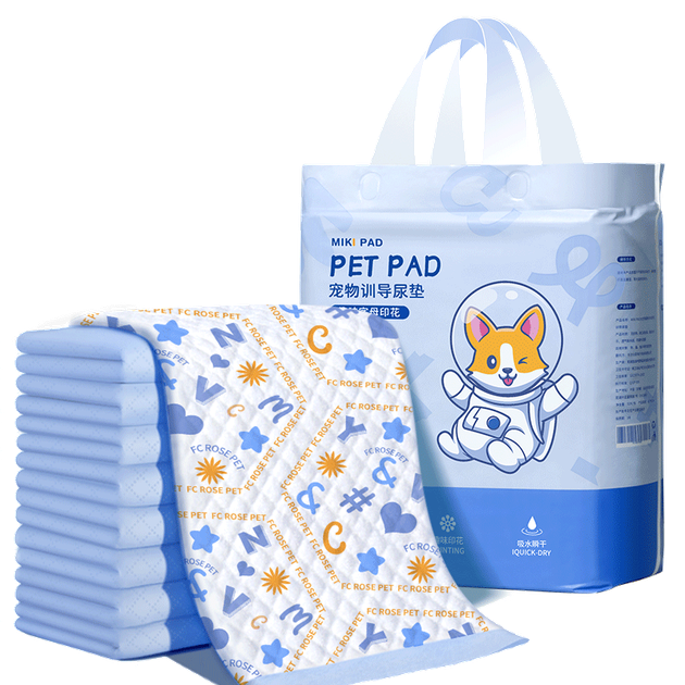 Впитывающие пеленки для домашних животных MIKI PAD, коврики для собак, подгузники для собак, притягивающие мочу, барьерные пеленки для мочи, размер S, 100 штук, 33*45 см - зображення 4