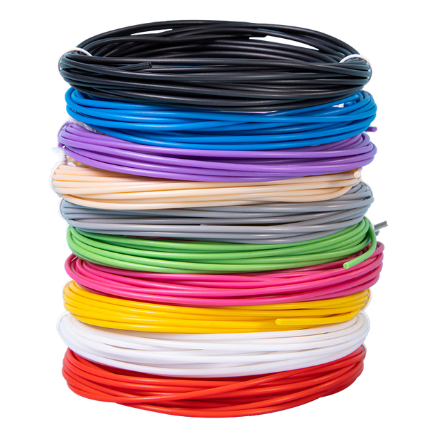 CMYKSUPPLIES 10 цветов, 50 метров, 3D-ручка для печати, специальные расходные материалы, материал PCL, ручка для ручного 3D-граффити, ручка для рисования, художественная ручка для детей и студентов, подарок на день рождения, материал для переделки. - изображение 4