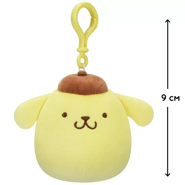 Мягкая игрушка на клипсе Squishmallows Hello Kitty Помпомпурин 9 см (SQSN00273) - изображение 2