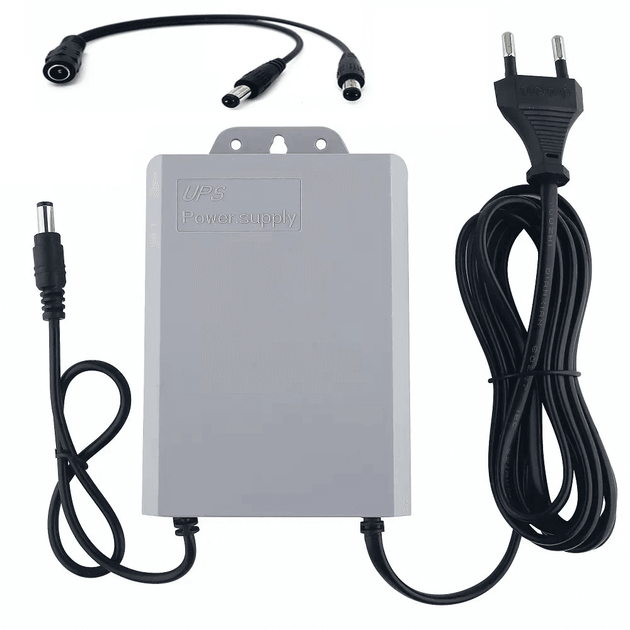 Mini UPS Folem Voltix, DC 12V/2A, 7800 Mah, бесперебойник, ИБП для роутеров + кабель делитель питания на два устройства - изображение 12