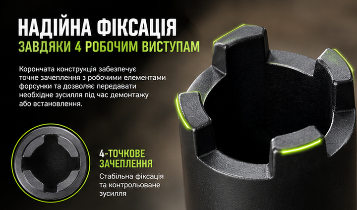 Головка для демонтажу дизельних форсунок Alloid (KG-3041) - зображення 4
