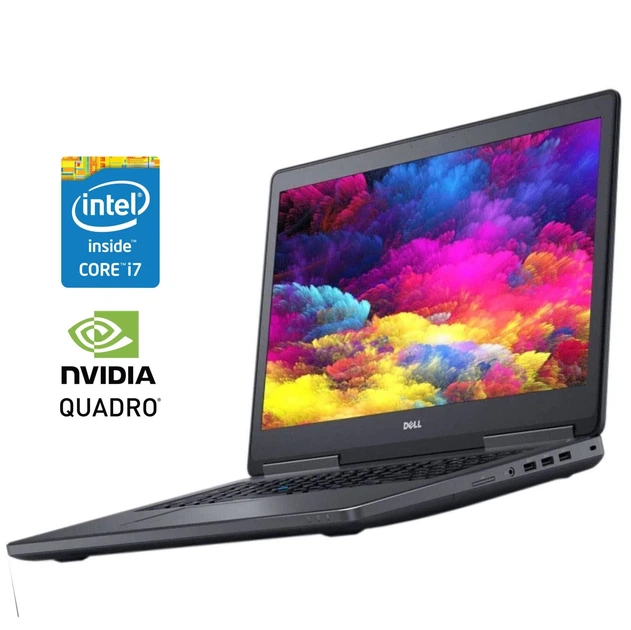 Мобильная рабочая станция Dell Precision 7720 / 17.3" (1920x1080) IPS / Intel Core i7-6820HQ (4 (8) ядра по 2.7 - 3.6 GHz) / 16 GB DDR4 / 128 GB SSD M.2 + 1000 GB HDD / nVidia Quadro P4000, 8 GB GDDR5, 256-bit б/у - Фото 1 Мобильная рабочая станция Dell Precision 7720 / 17.3" (1920x1080) IPS / Intel Core i7-6820HQ (4 (8) ядра по 2.7 - 3.6 GHz) / 16 GB DDR4 / 128 GB SSD M.2 + 1000 GB HDD / nVidia Quadro P4000, 8 GB GDDR5, 256-bit б/у - изображение 1