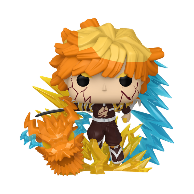 Фигурка Funko POP! Animation: Demon Slayer: Kimetsu no Yaiba — Premium Zenitsu Agatsuma (Зеницу Агацума Премиум) #2502 - изображение 2