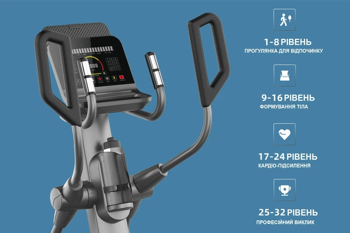 Орбитрек FitLogic E29 Plus эллиптический тренажер домашний для любого уровня - изображение 8
