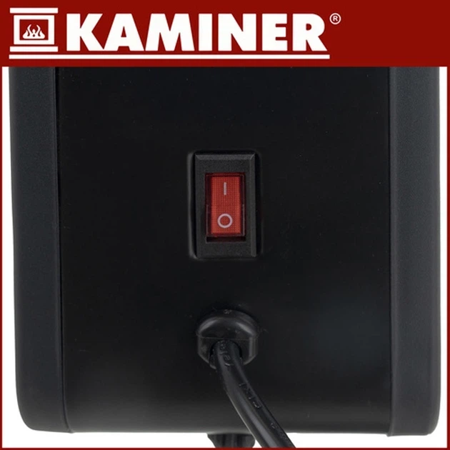 Конвектор электрический Kaminer Ziflo 26403, 2300 Вт, турборежим, ЖК-дисплей, Wi-Fi, пульт ДУ. - изображение 9