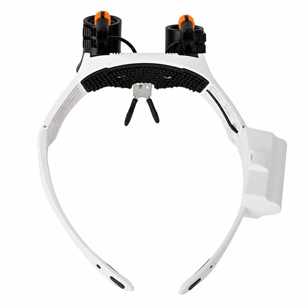 Лупа окуляри бінокулярні Magnifier 32521-SX з LED підсвіткою / збільшення 3X 4X 5X 6X 7X 10X - зображення 3