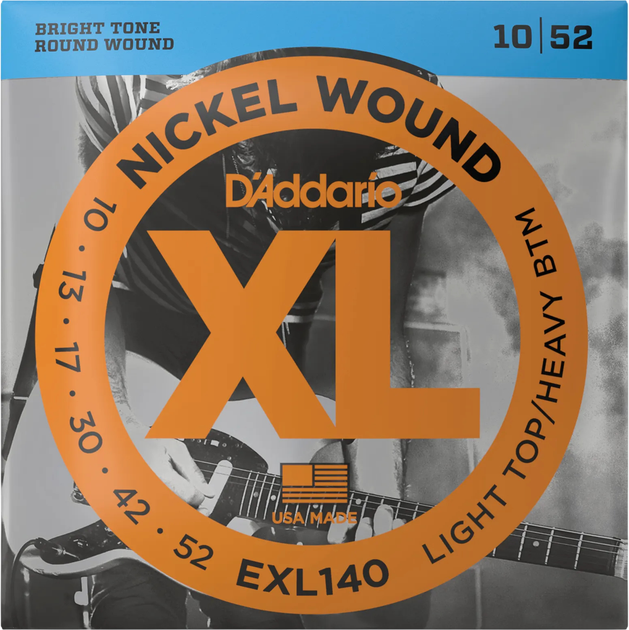 Struny do gitar elektrycznych D'Addario EXL140 Nickel XL Light Top/Heavy Bottom (19954141356) - Zdjęcie 1 Struny do gitar elektrycznych D'Addario EXL140 Nickel XL Light Top/Heavy Bottom (19954141356) - obraz 1