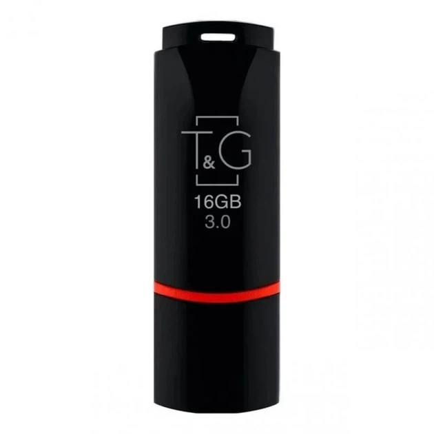 Флешка USB T&G Classic 16GB USB 2.0 пластиковая чёрная - Фото 1 Флешка USB T&G Classic 16GB USB 2.0 пластиковая чёрная - изображение 1
