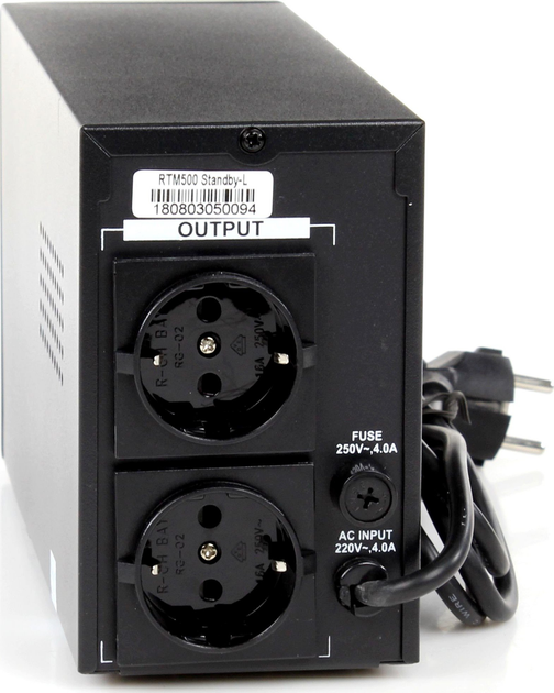 ДБЖ Ritar RTM500 300 Вт Standby-L (RTM500L) - зображення 3