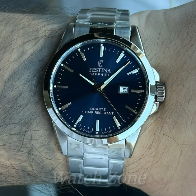 Чоловічий годинник FESTINA SWISS MADE F20024/3 - зображення 9