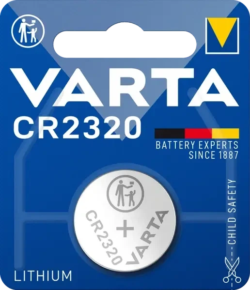 Літієва батарейка VARTA CR2320 3V 135 mAh, 1 шт. - изображение 3