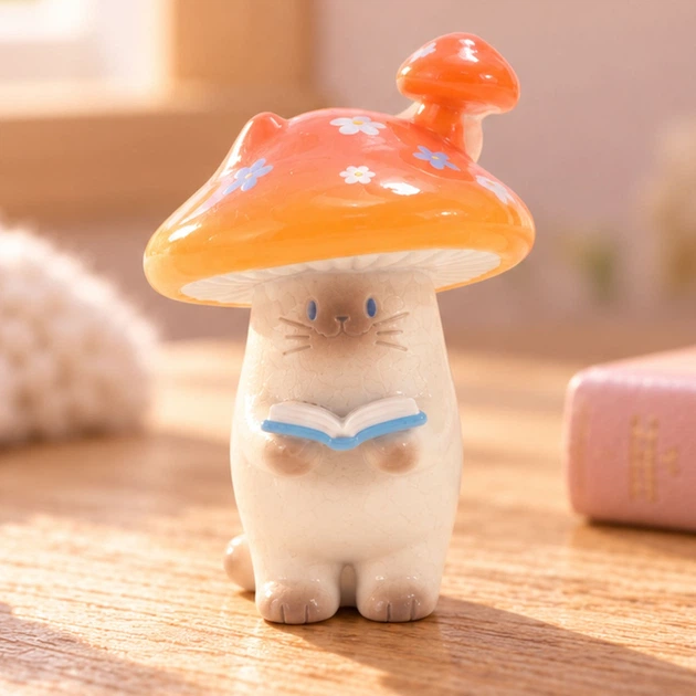Kolekcjonerska figurka-niespodzianka Pop Top ThingsWoo Cat Cat PAI - Koto-grzybki W1244-23 (6942084909975) - obraz 11