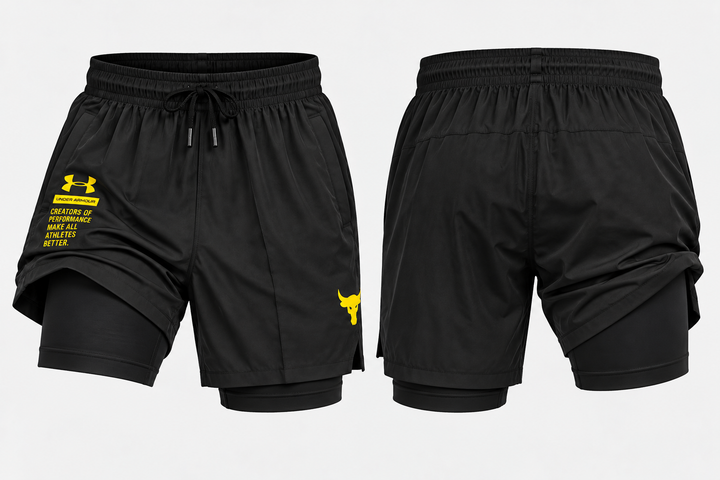 Шорты Under Armour 2 в 1 черный L - изображение 3