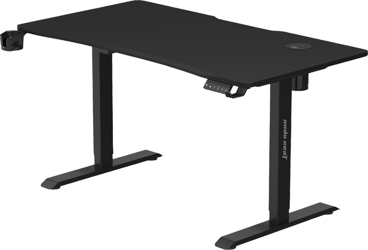 Стіл комп'ютерний Anda Seat Xtreme Pro 1400x750 мм з електричним регулюванням висоти Чорний (6977890868215) - зображення 5