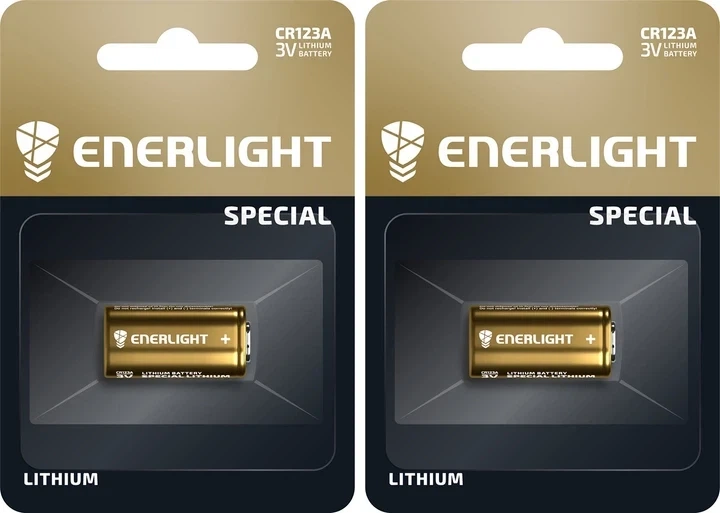 Літієва батарейка Enerlight CR123A 3V, 1 шт - зображення 2