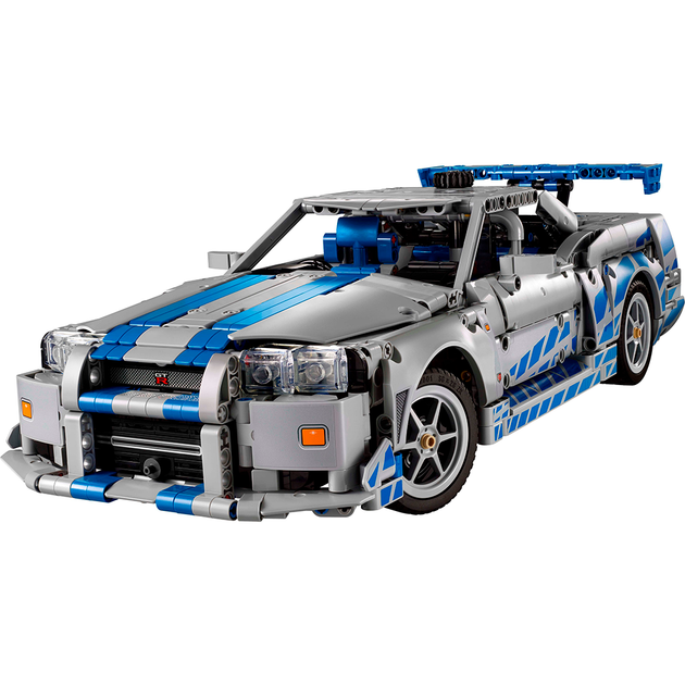 Конструктор LEGO Technic Двойной форсаж Nissan Skyline GT-R (R34) 1410 деталей (42210) - изображение 4