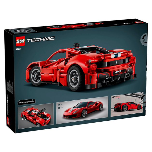 Конструктор LEGO Technic Ferrari 488 Pista 882 детали (42235) - изображение 2