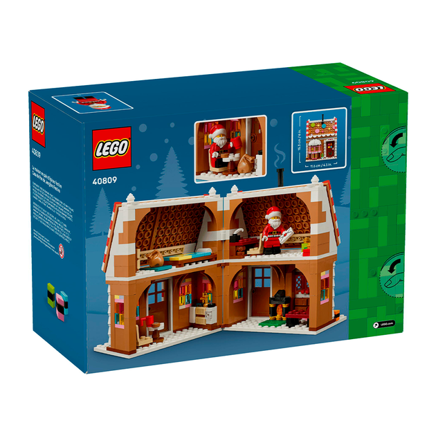 Конструктор LEGO Святковий пряниковий будиночок 498 деталей (40809) - зображення 2