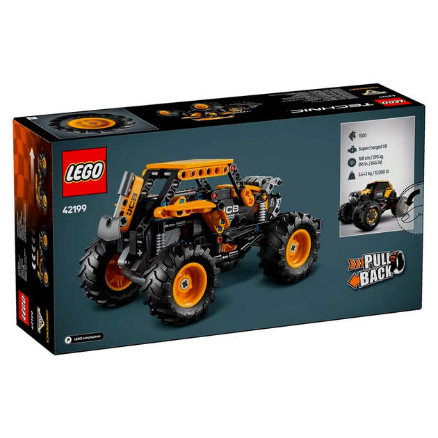 Конструктор LEGO Technic Monster Jam DIGatron Pull-Back 218 деталей (42199) - изображение 2