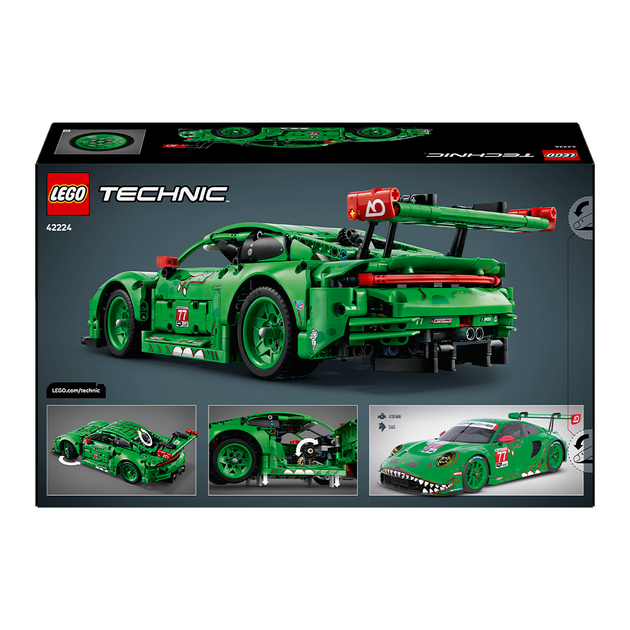Конструктор LEGO Technic Porsche 911 GT3 R REXY AO Racing 1313 деталей (42224) - зображення 2