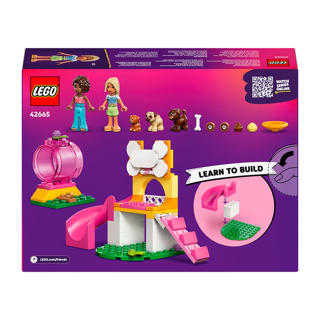 Конструктор LEGO Friends Игровая площадка для щенков 66 деталей (42665) - изображение 2