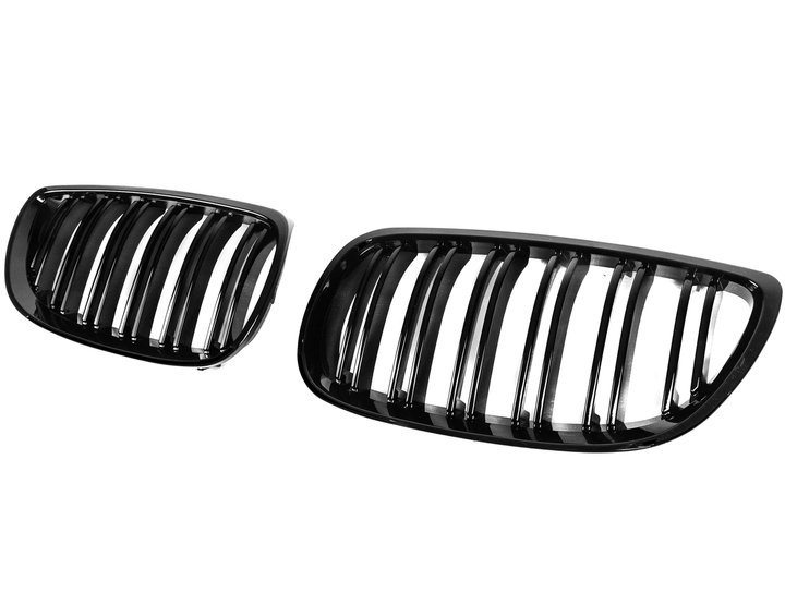 Ноздри решетка радиатора M-Look черный глянец для BMW 3 серия E92/E93 2007-2010 non-M / 2008-2013 M3 - изображение 3