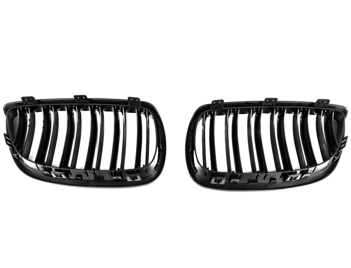 Ноздри решетка радиатора M-Look черный глянец для BMW 3 серия E92/E93 2007-2010 non-M / 2008-2013 M3 - изображение 5