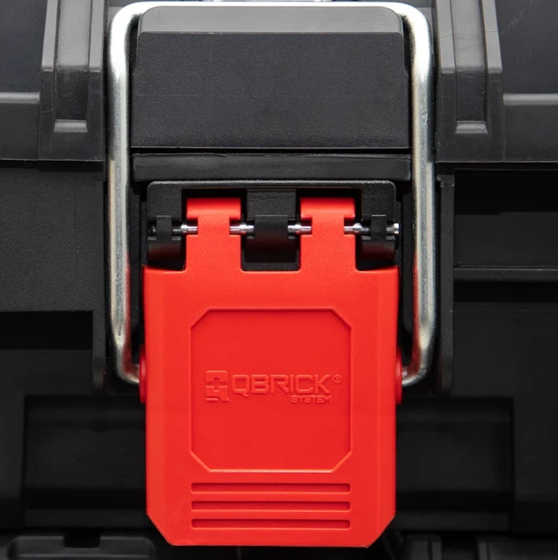 Ящик для инструментов Qbrick System PRIME Cart модульный на колесах 37 л красно-черный - Фото 6 Ящик для инструментов Qbrick System PRIME Cart модульный на колесах 37 л красно-черный - изображение 6