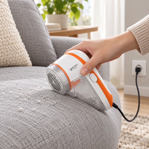 Машинка для видалення ковтунців Lint Remover BITEK BT-450 5 Вт від мережі 220 В для одягу та меблів - изображение 5