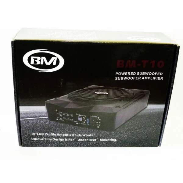 Активный сабвуфер для авто BOSCHMANN BM Audio BM-T10 10", 150 Вт RMS, 800 Вт MAX, 80 мм - изображение 7